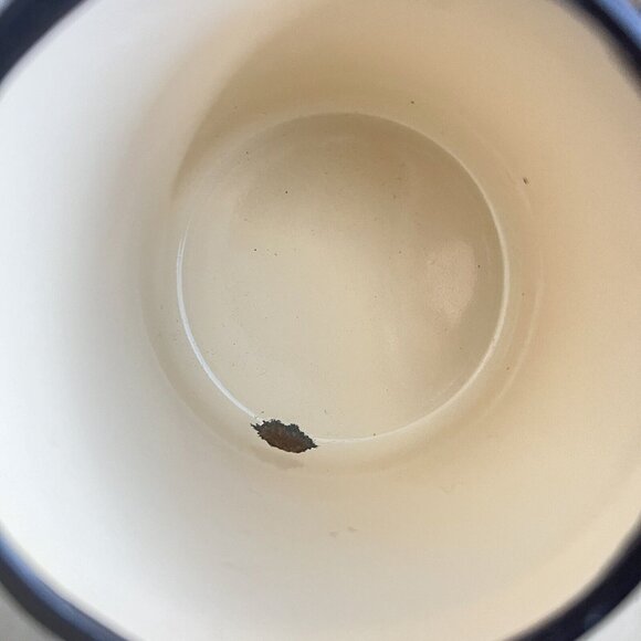 Vintage Enamel Childrens Mug Donkey Playing Cello Cup Novelty - Picture 8 of 10